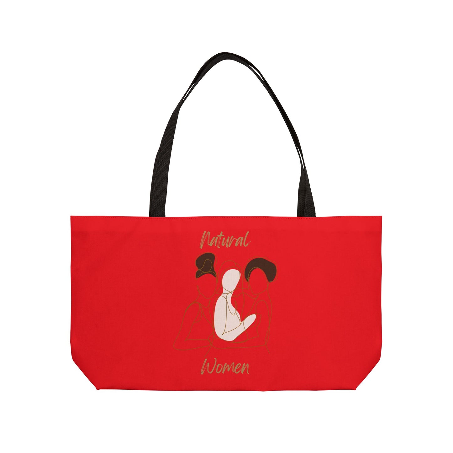 Natural Women Friends (BL) Weekender Tote Bag RED