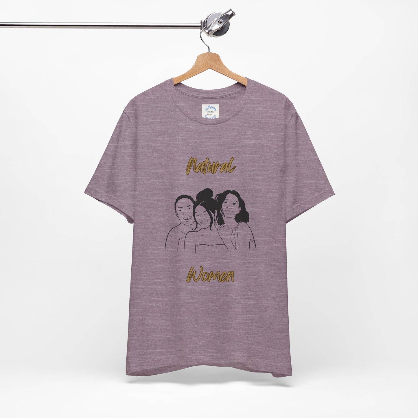 Natural Woman Laughing Friends (BL) Short Sleeve T-Shirt