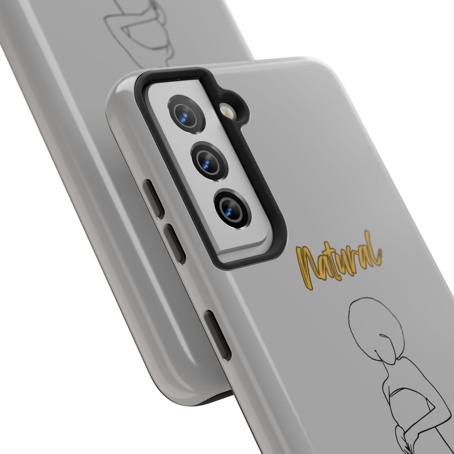 Natural Woman Sho Nuff (BL)Tough Phone Cases LIGHT GREY