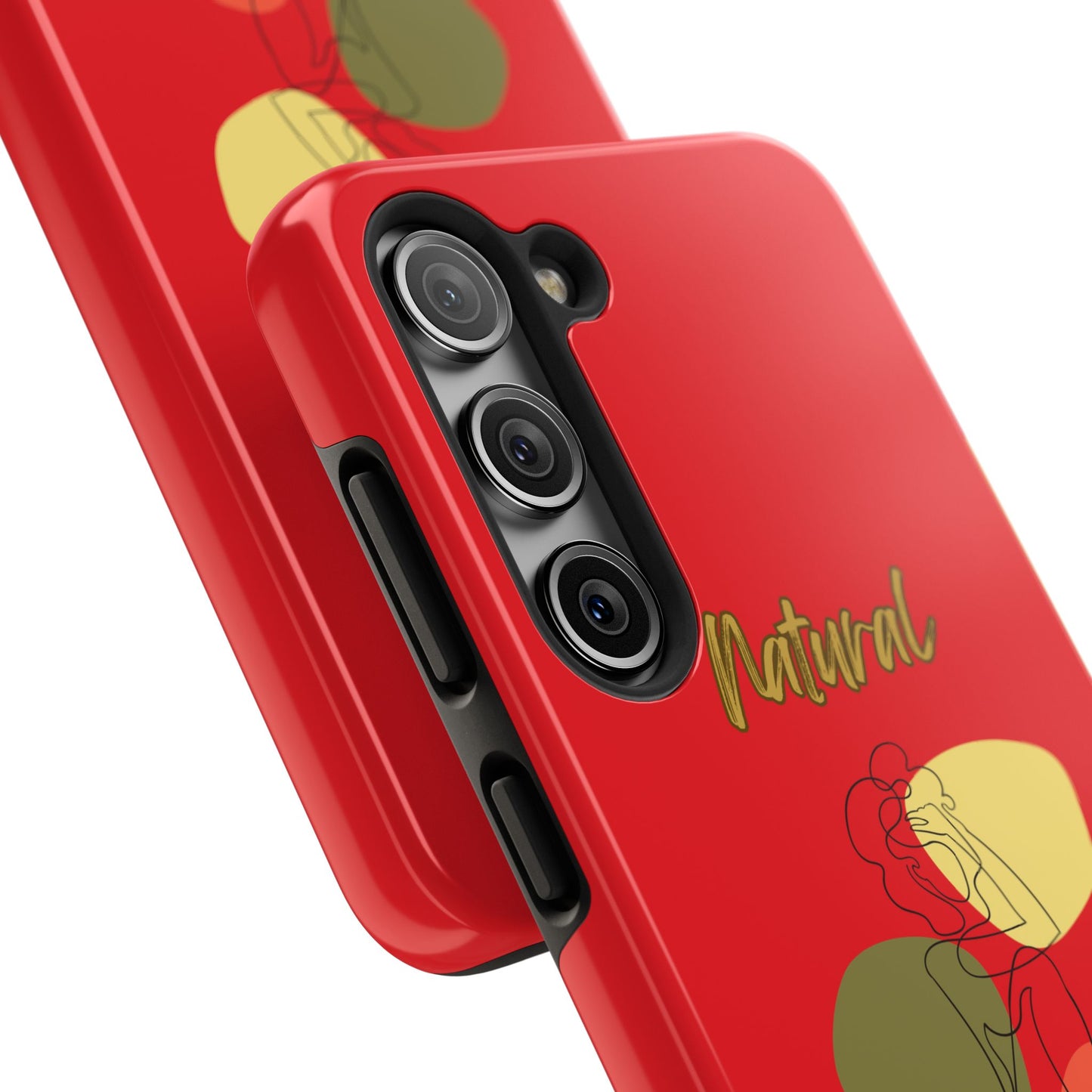 Natural Woman Colorful Pose (BL)Tough Phone Cases RED