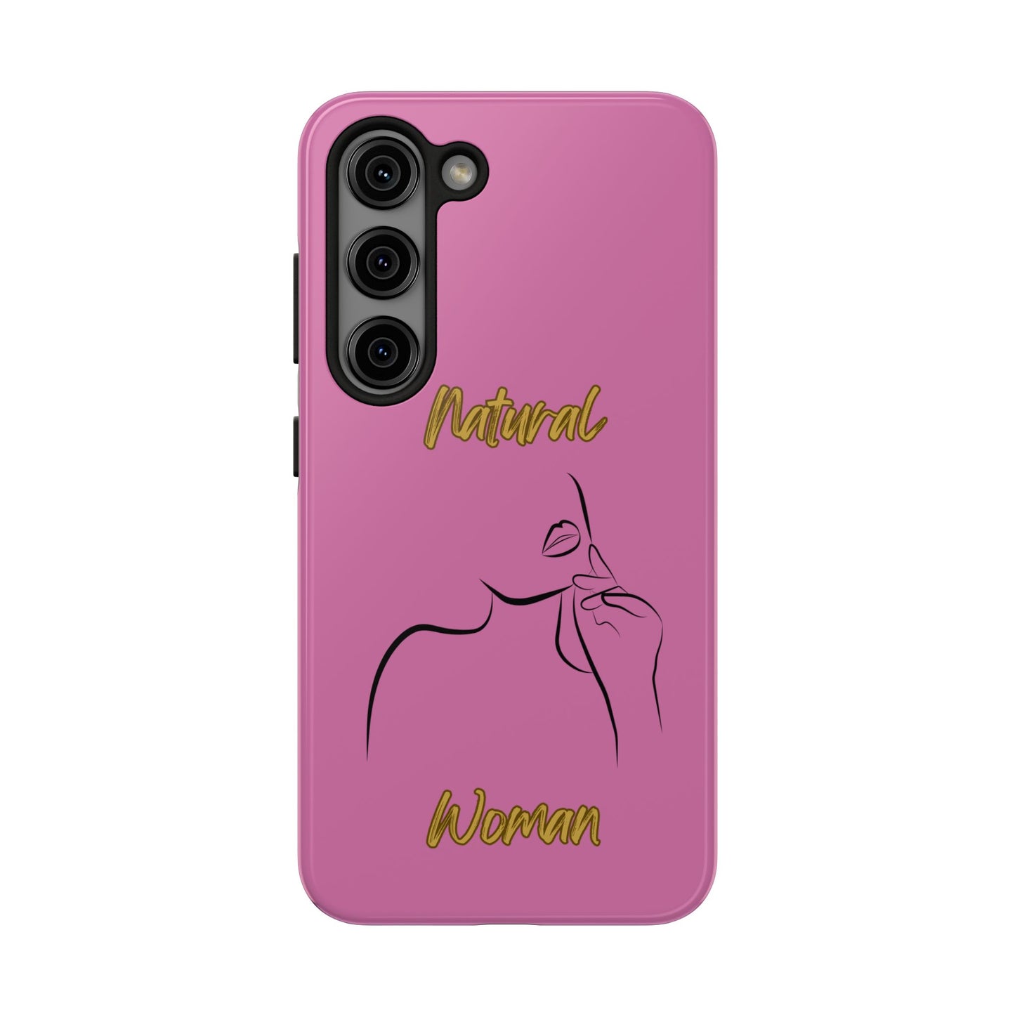 Natural Woman Chin Up (BL)Tough Phone Cases LIGHT PINK