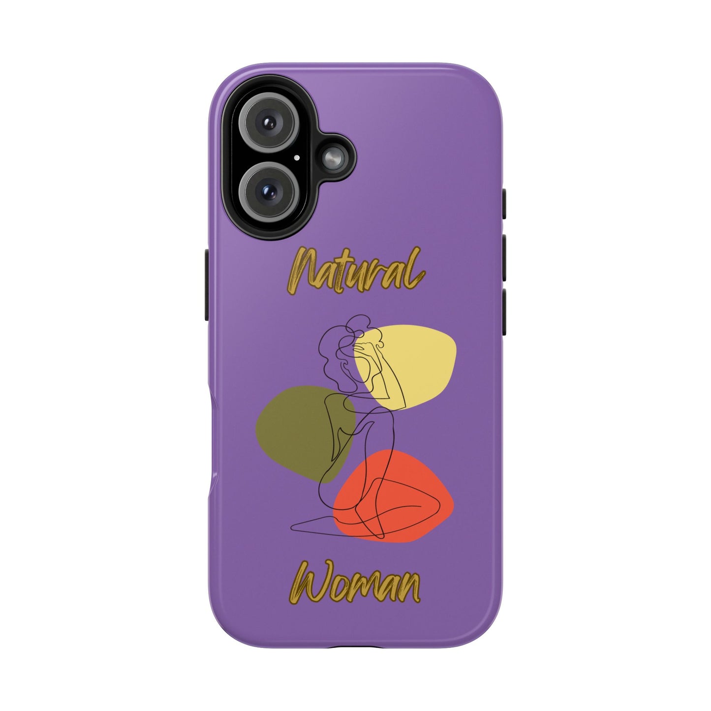 Natural Woman Colorful Pose (BL)Tough Phone Cases LIGHT PURPLE