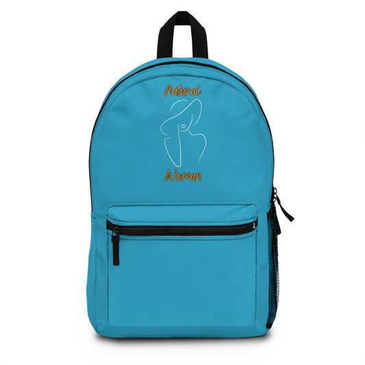 Natural Woman Sun Hat (WL) Backpack TURQUOISE