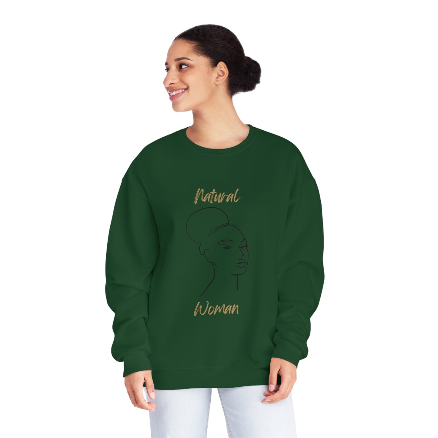 Natural Woman Hair Up (BL) Sweatshirt