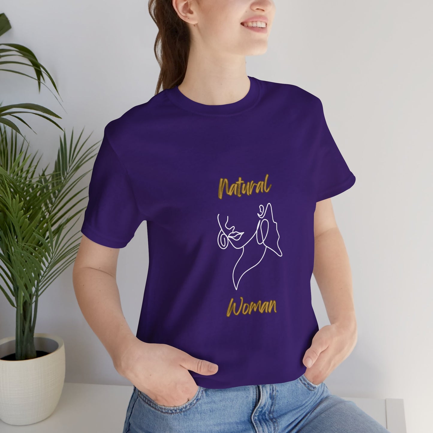 Natural Woman Lips (WL) Short Sleeve T-Shirt