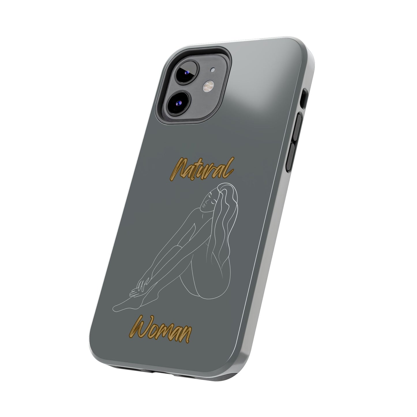 Natural Woman Beauty (WL) Tough Phone Cases DARK GREY
