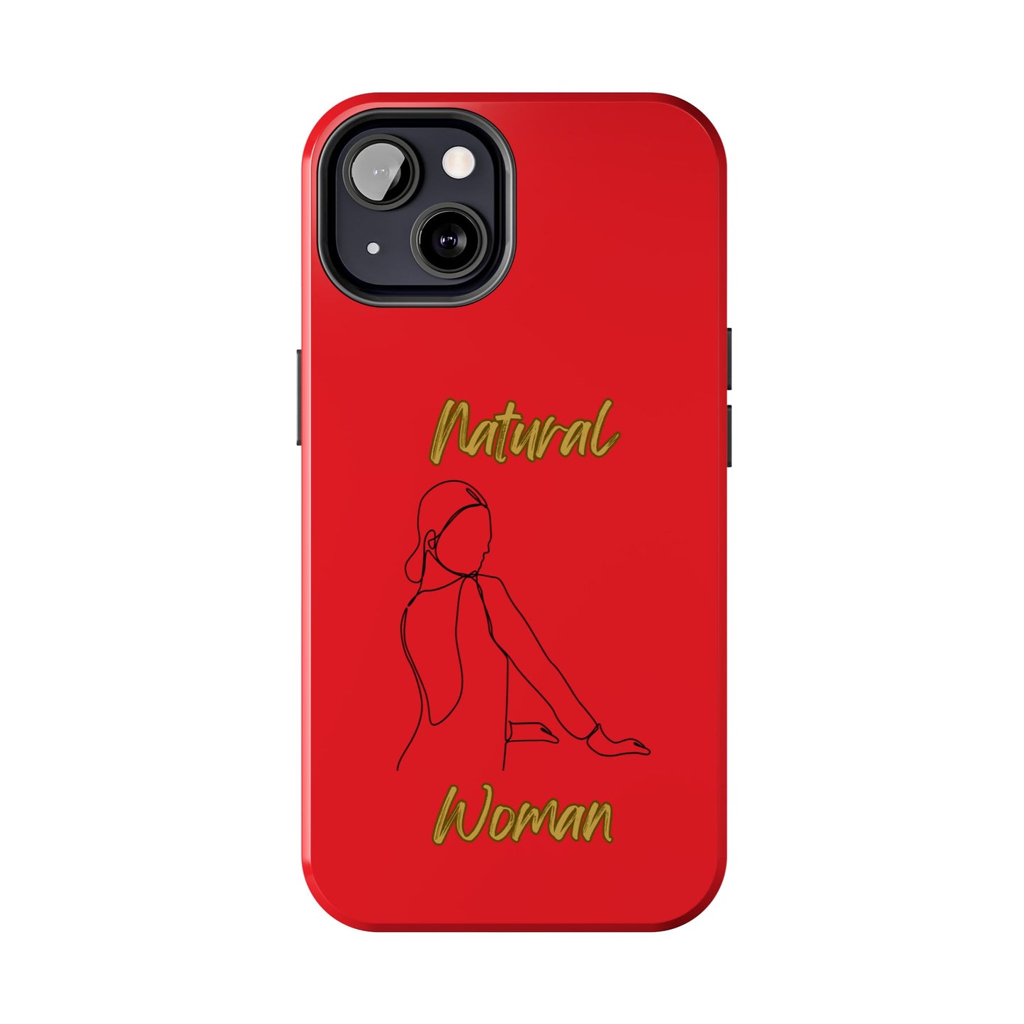 Natural Woman Hands Free (BL)Tough Phone Cases RED