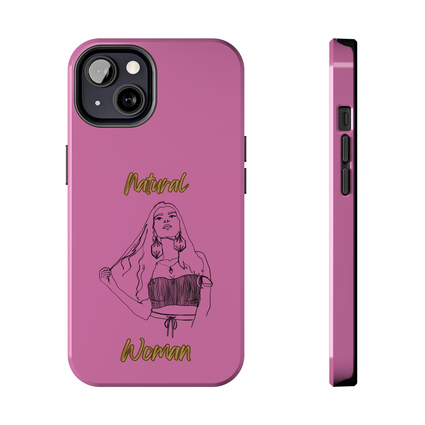 Natural Woman Thinking (BL)Tough Phone Cases LIGHT PINK