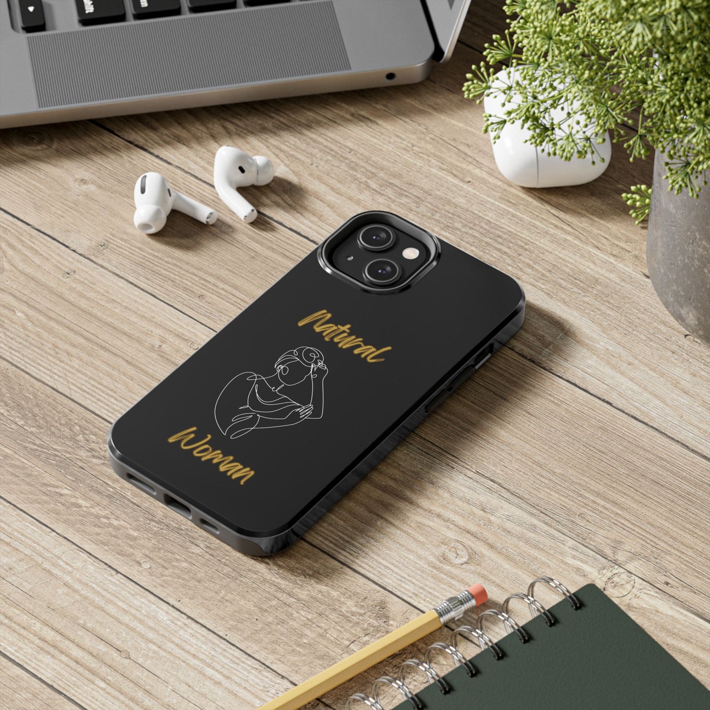 Natural Woman Style (WL)Tough Phone Cases BLACK