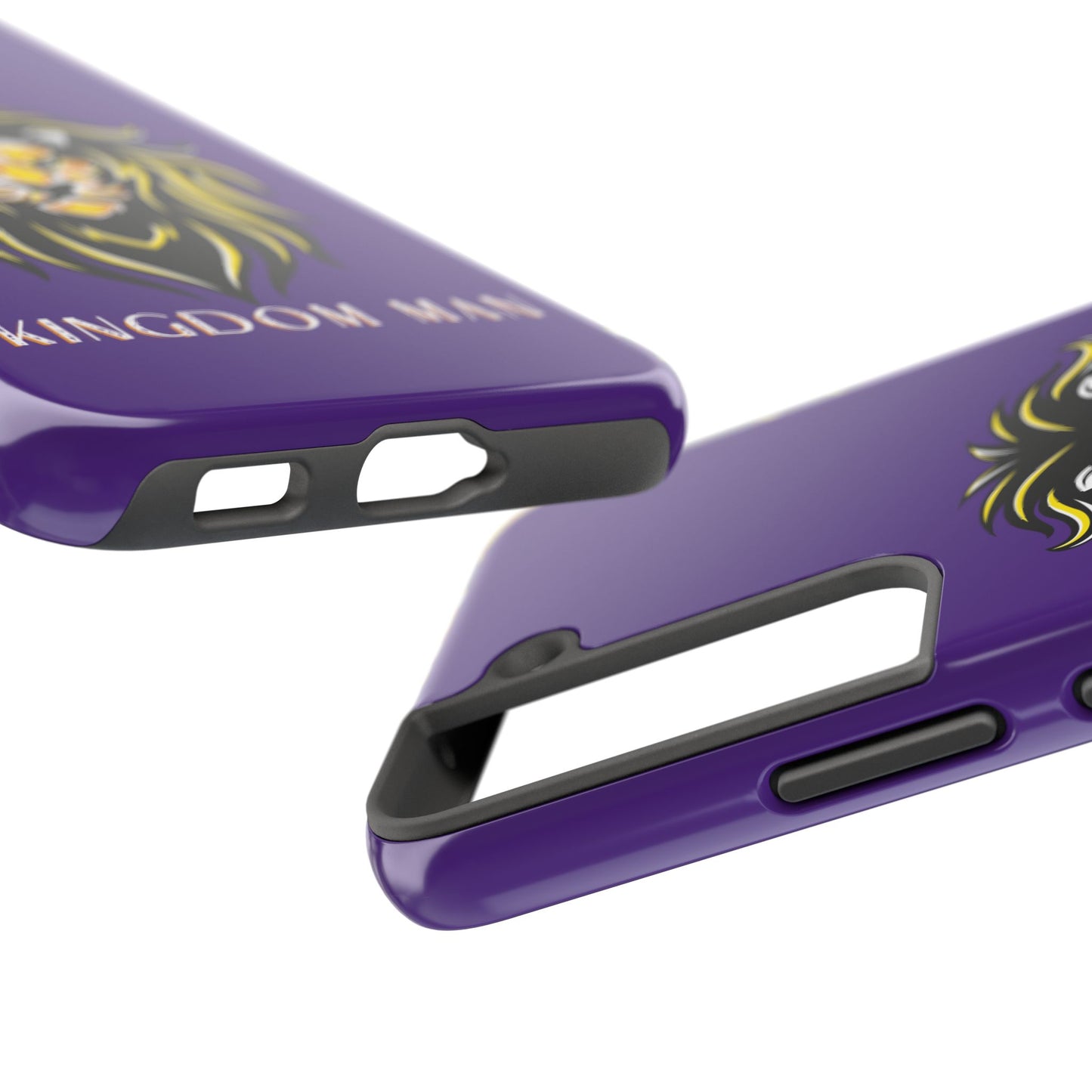 Kingdom Man (White-Gold Label) Tough Phone Case PURPLE