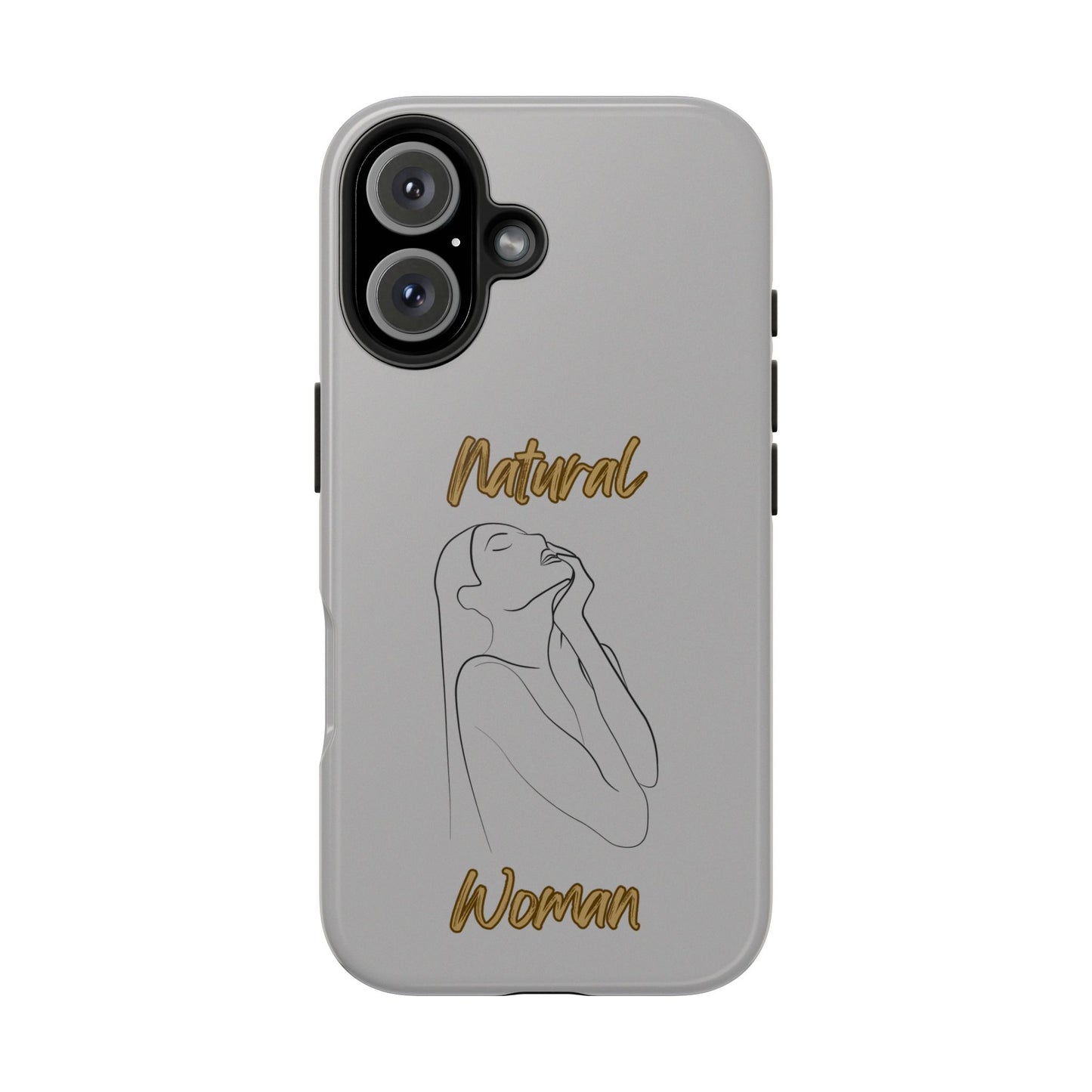 Natural Woman Thank You (BL) Tough Phone Cases LIGHT GREY