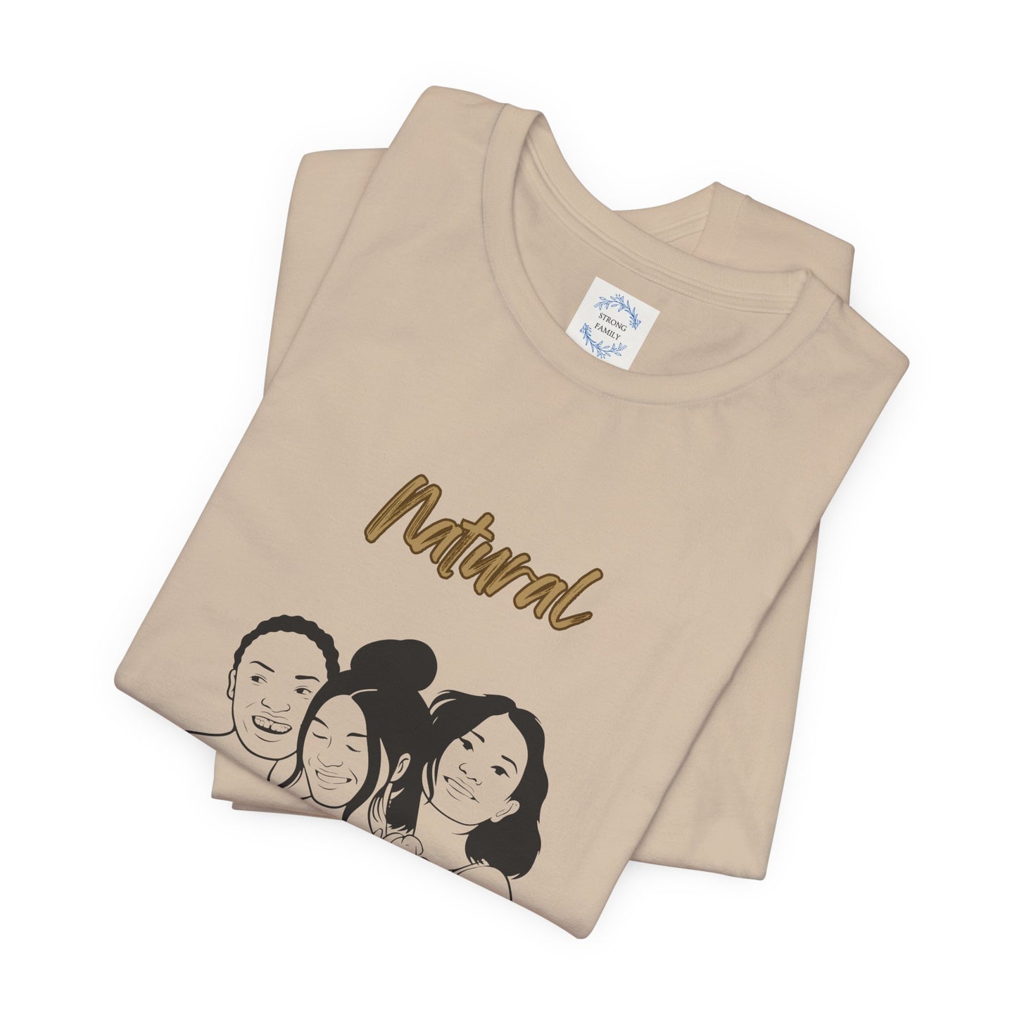 Natural Woman Laughing Friends (BL) Short Sleeve T-Shirt