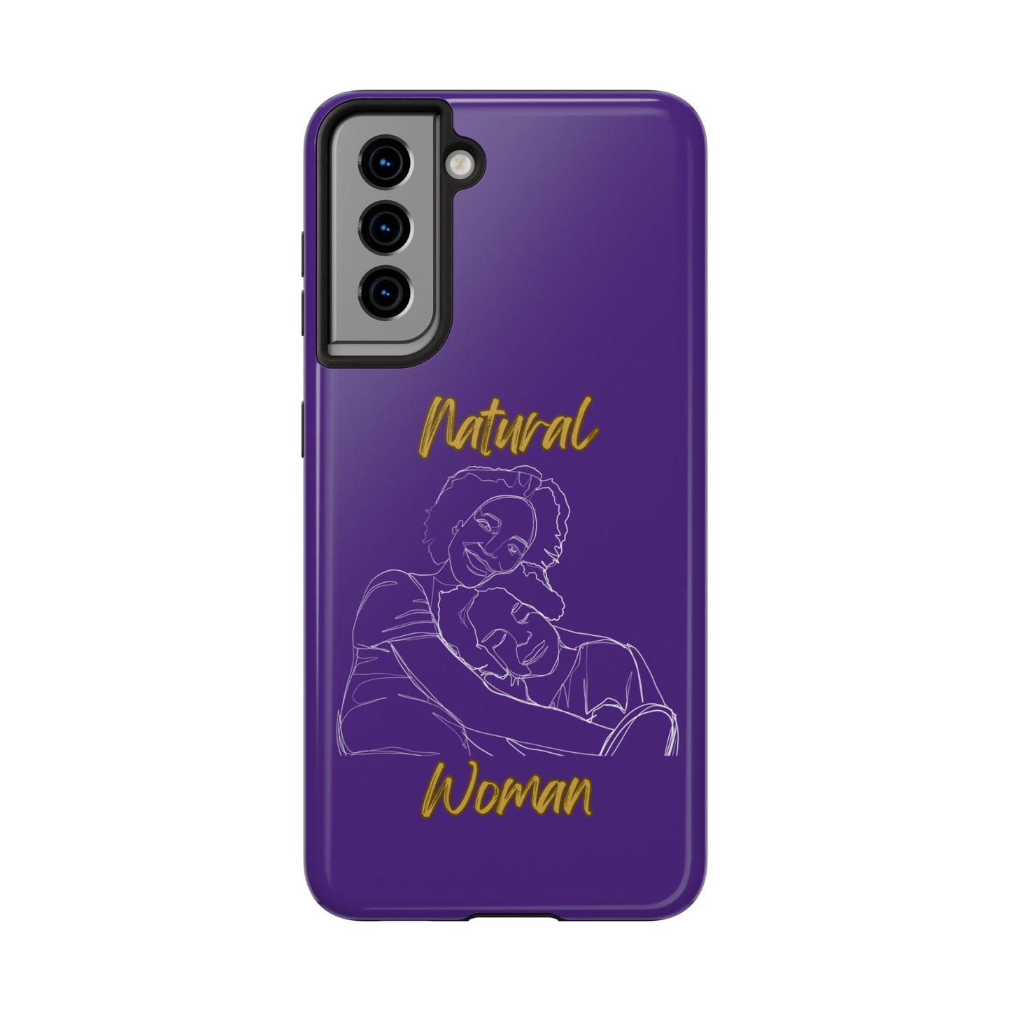 Natural Woman Loving Embrace (WL)Tough Phone Cases PURPLE