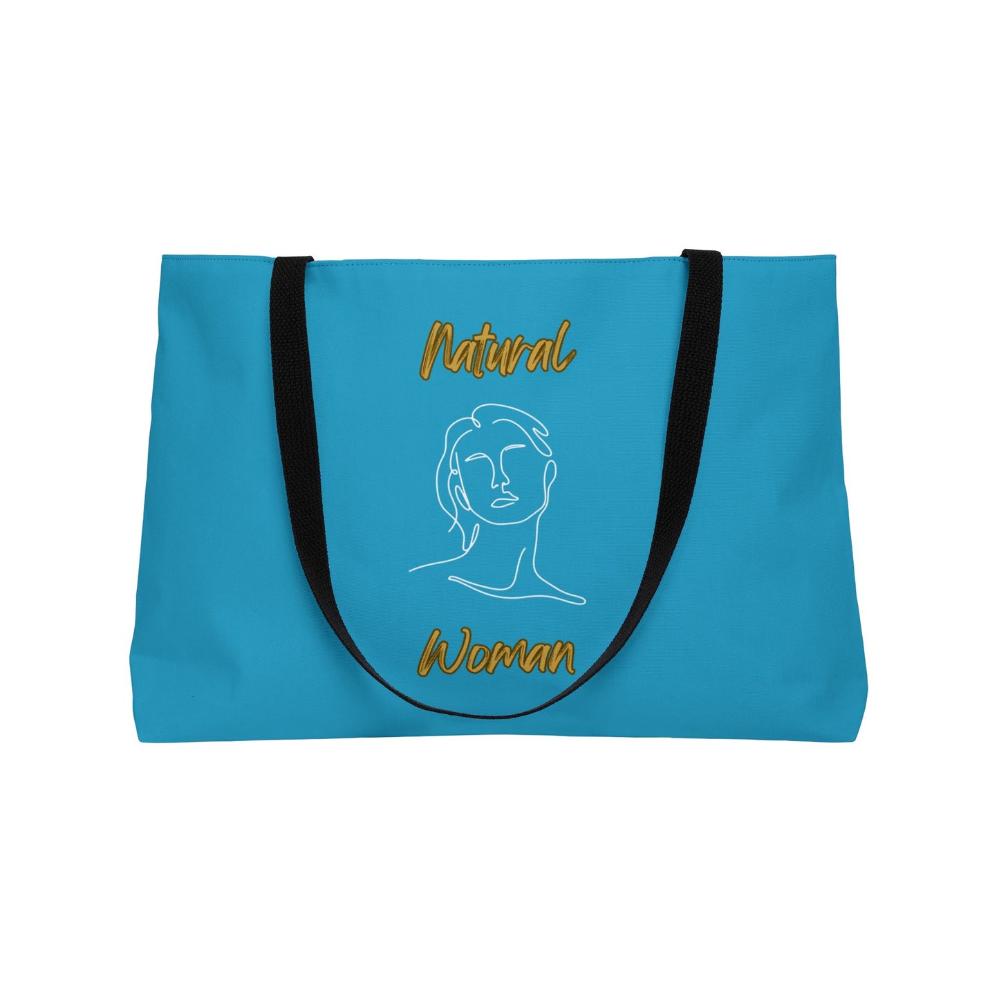 Natural Woman Hello (WL) Weekender Tote Bag TURQUOISE