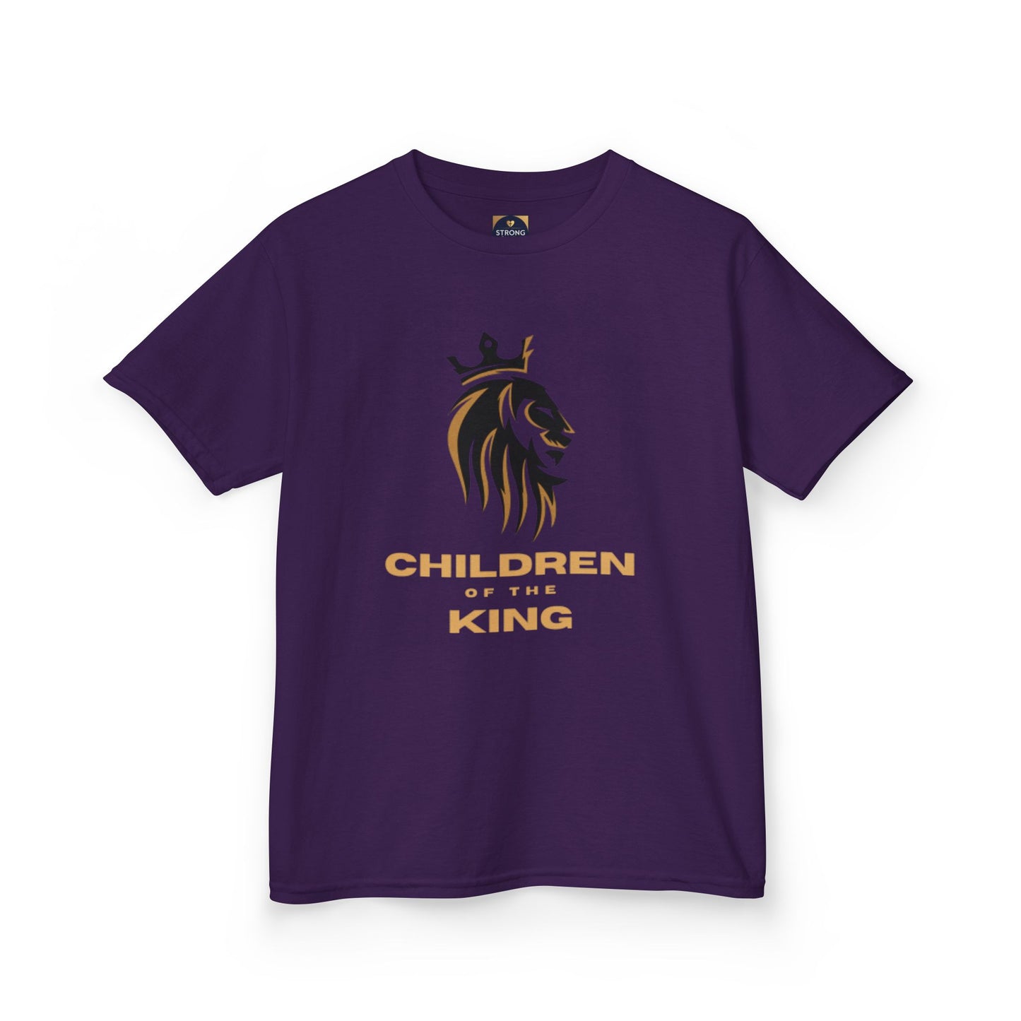Children of the King Inspirational Kids Cotton T-Shirt (BL)