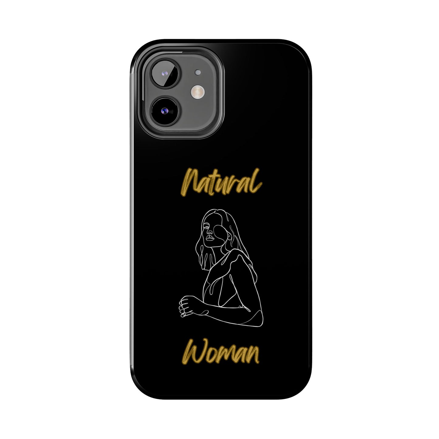 Natural Woman Care Free (WL)Tough Phone Cases BLACK