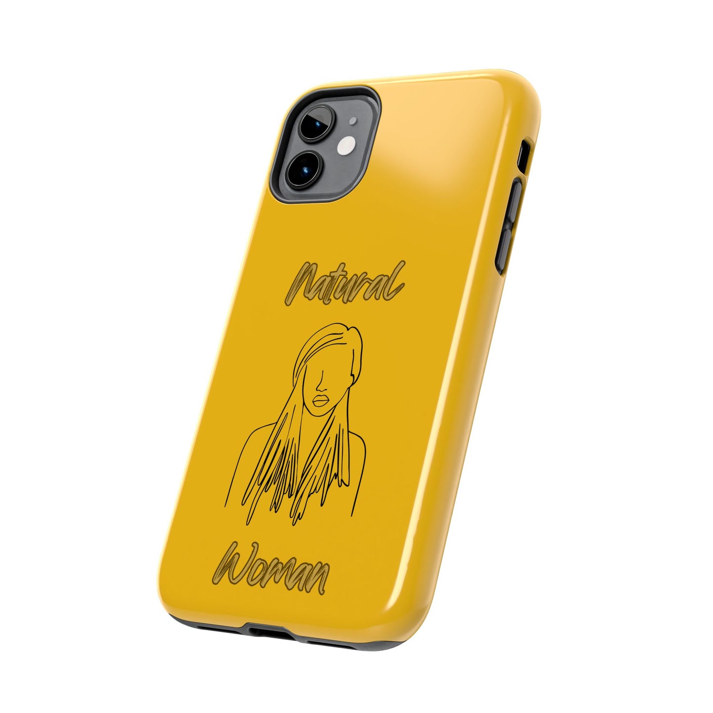Natural Woman Content (BL)Tough Phone Cases YELLOW
