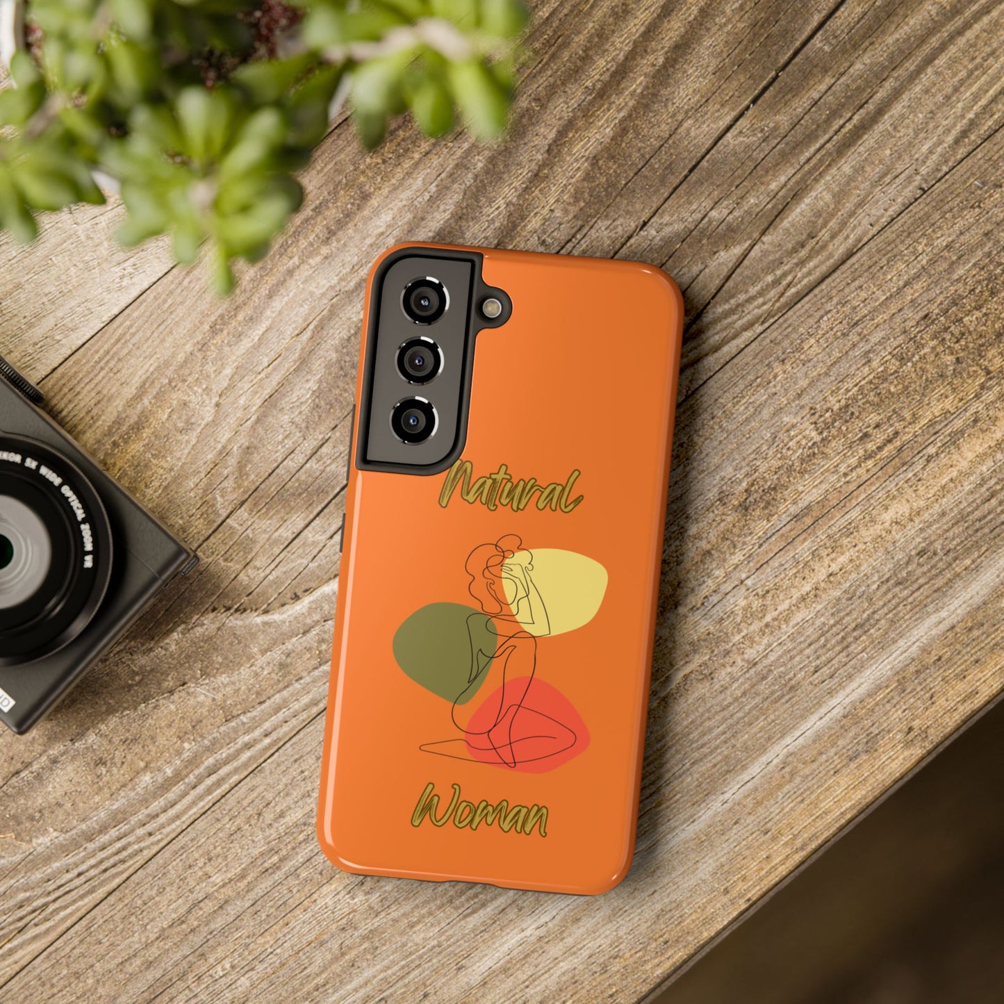 Natural Woman Colorful Pose (BL)Tough Phone Cases CRUSTA