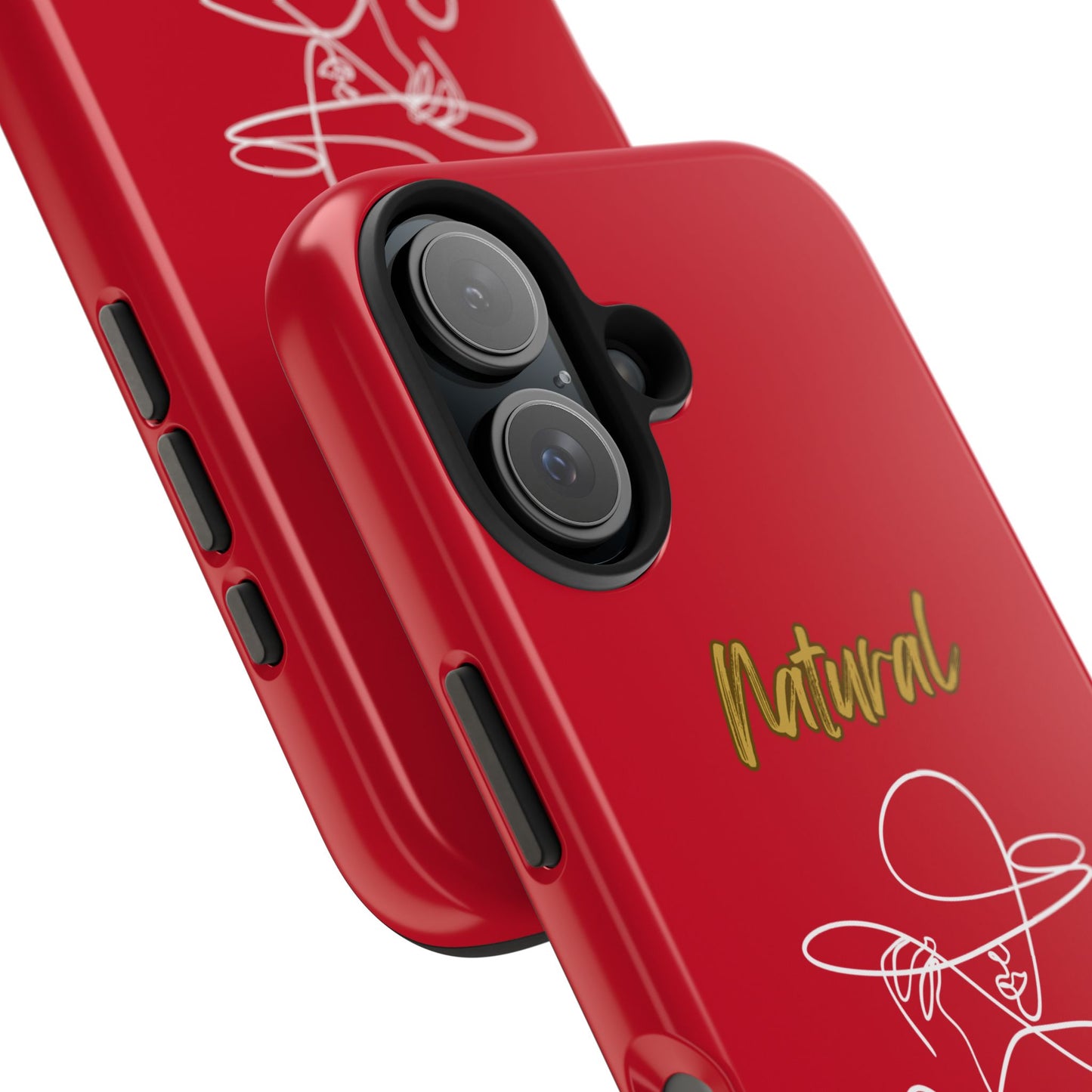 Natural Woman An Original (WL)Tough Phone Cases DARK RED