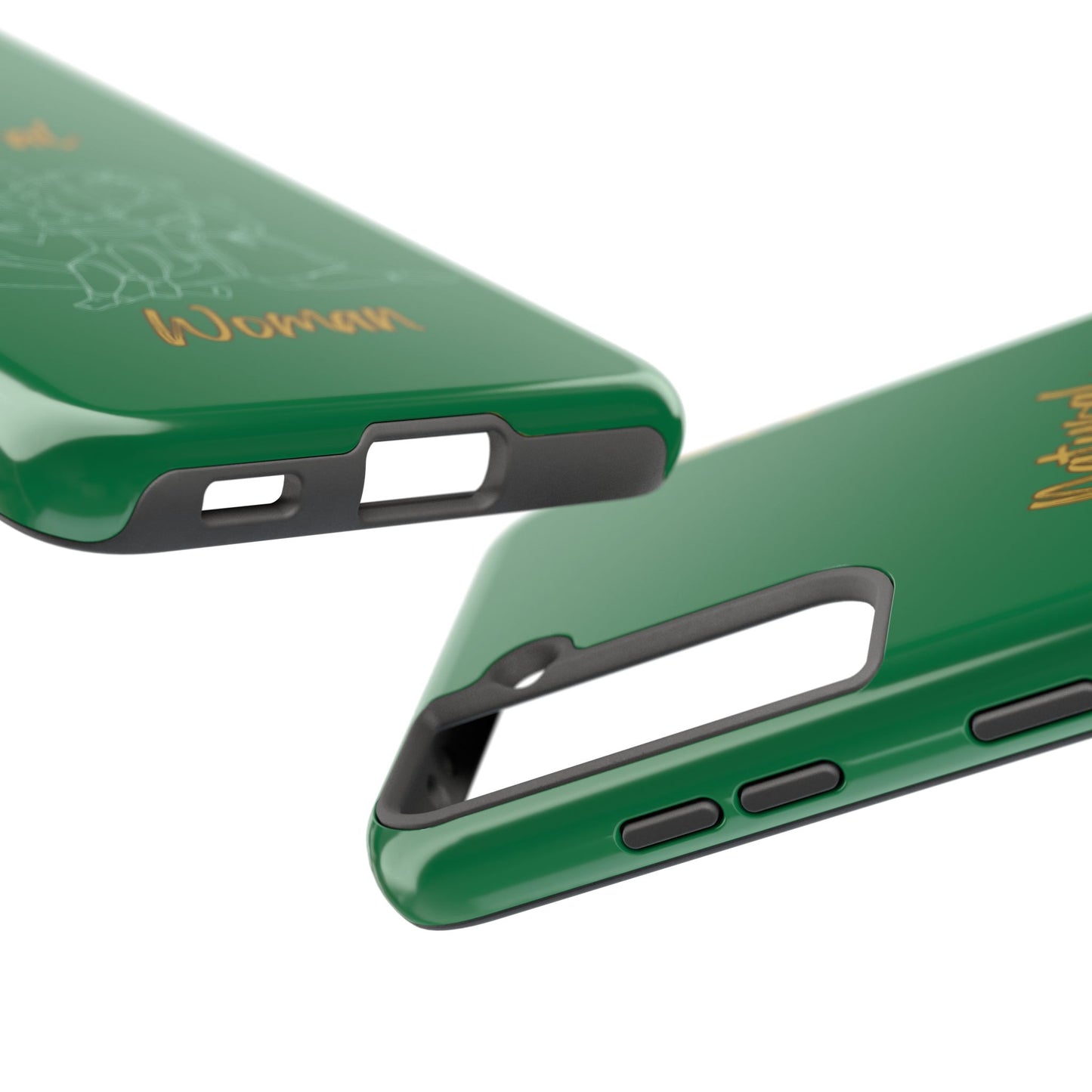 Natural Woman Bear Hugs (WL) Tough Phone Cases DARK GREEN