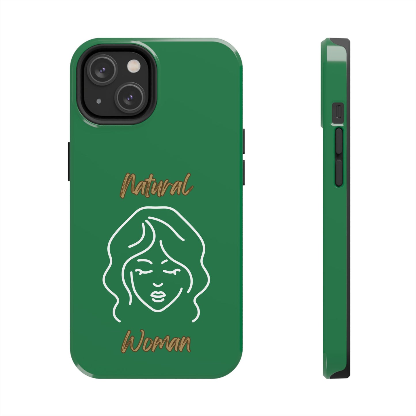 Natural Woman Modest (WL)Tough Phone Cases DARK GREEN