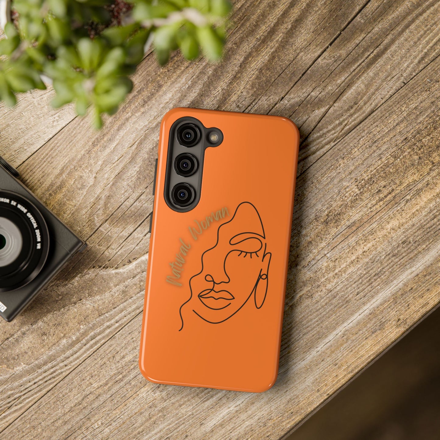 Natural Woman Half Face (BL)Tough Phone Case CRUSTA
