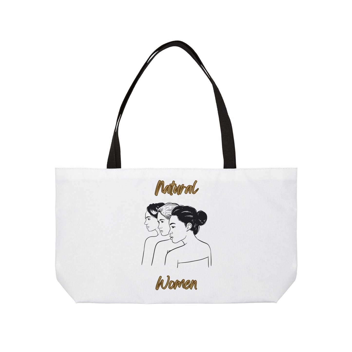 Natural Women United Friends (BL) Weekender Tote Bag WHITE