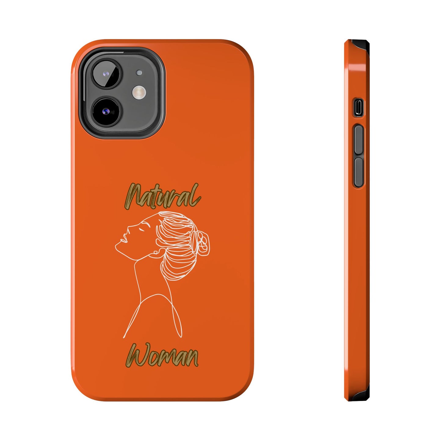 Natural Woman Wet Bun (WL) Tough Phone Cases ORANGE