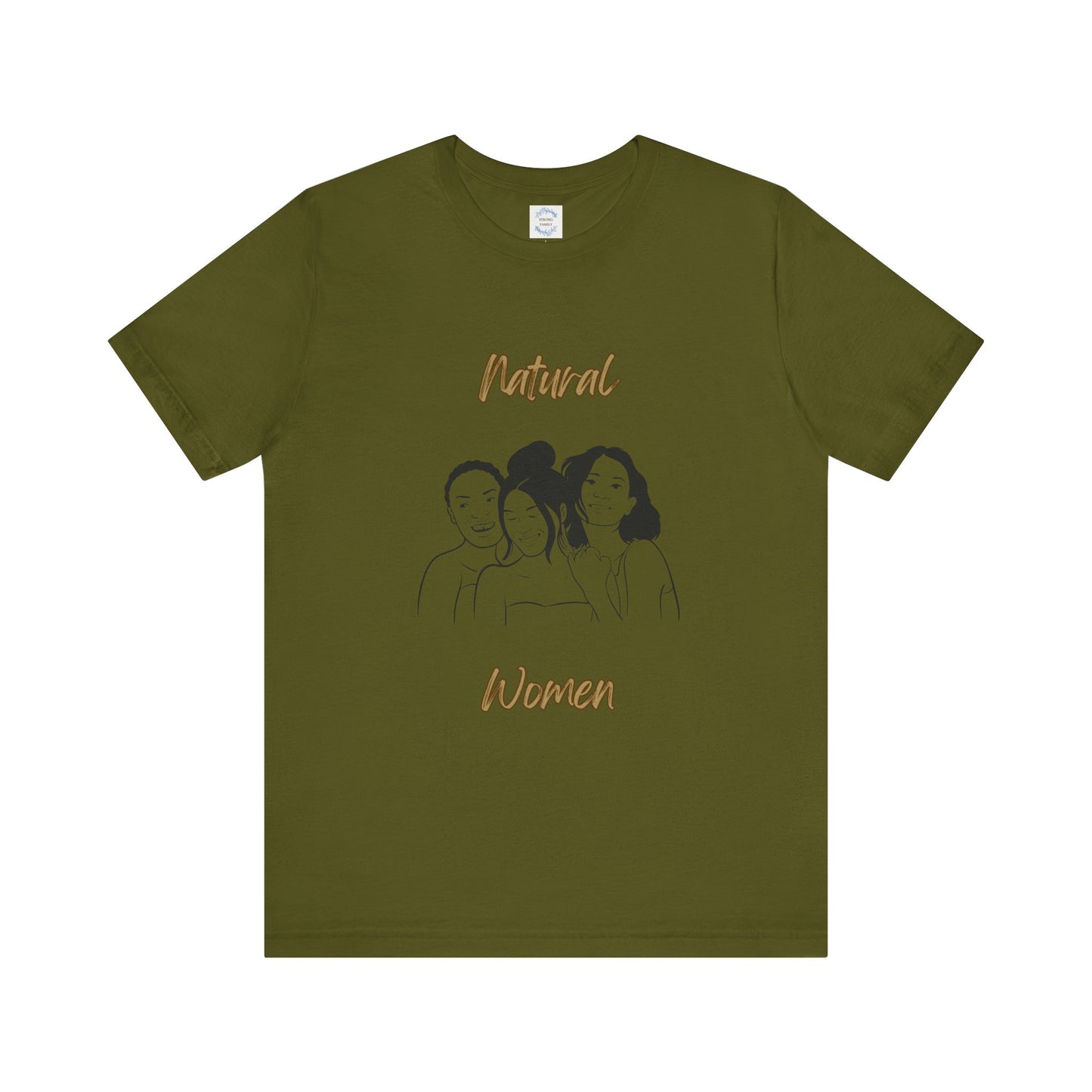Natural Woman Laughing Friends (BL) Short Sleeve T-Shirt