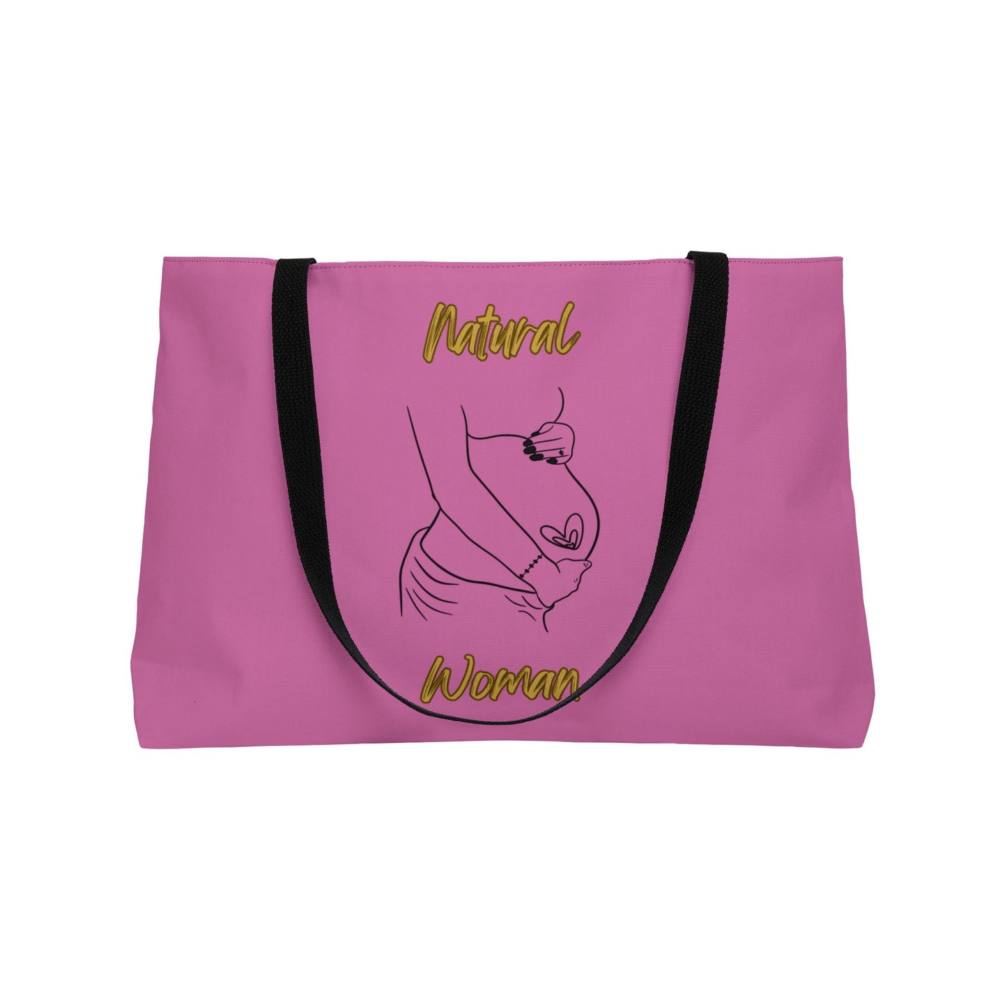 Natural Woman Loved In & Out (BL) Weekender Tote Bag LIGHT PINK