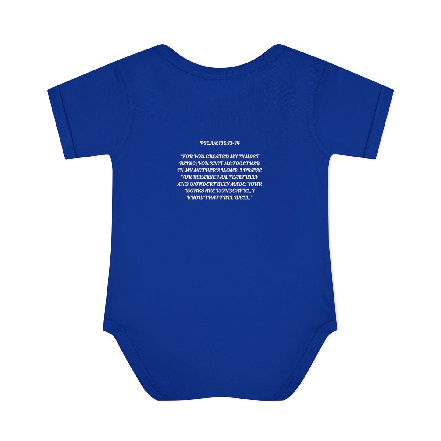Kingdom Kids Infant Bodysuit - Psalm 139: 13-14