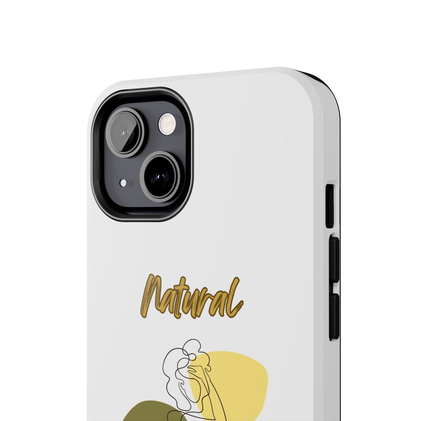 Natural Woman Colorful Pose (BL)Tough Phone Cases WHITE