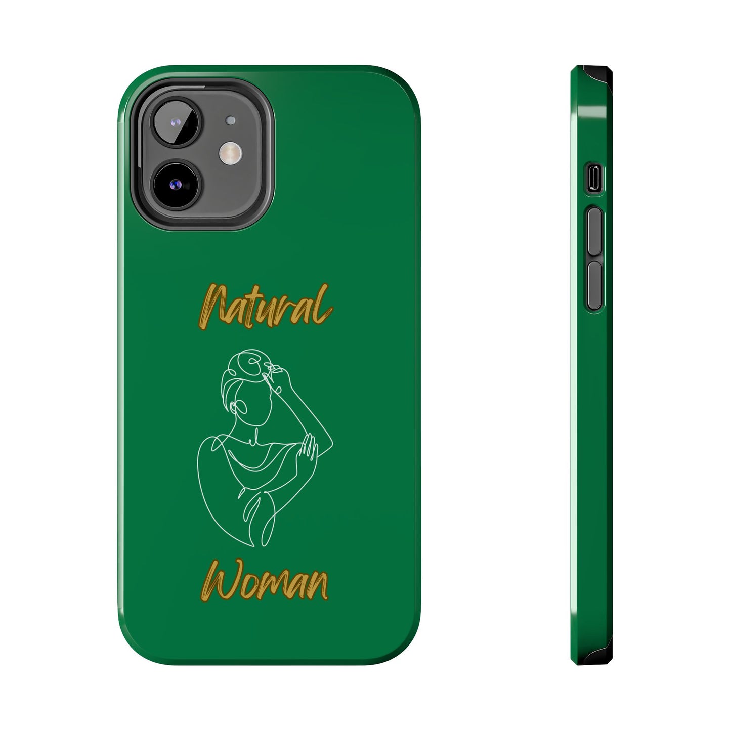 Natural Woman Style (WL)Tough Phone Cases DARK GREEN