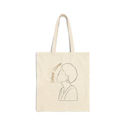 Natural Woman Sm Fro (BL) Canvas Tote Bag