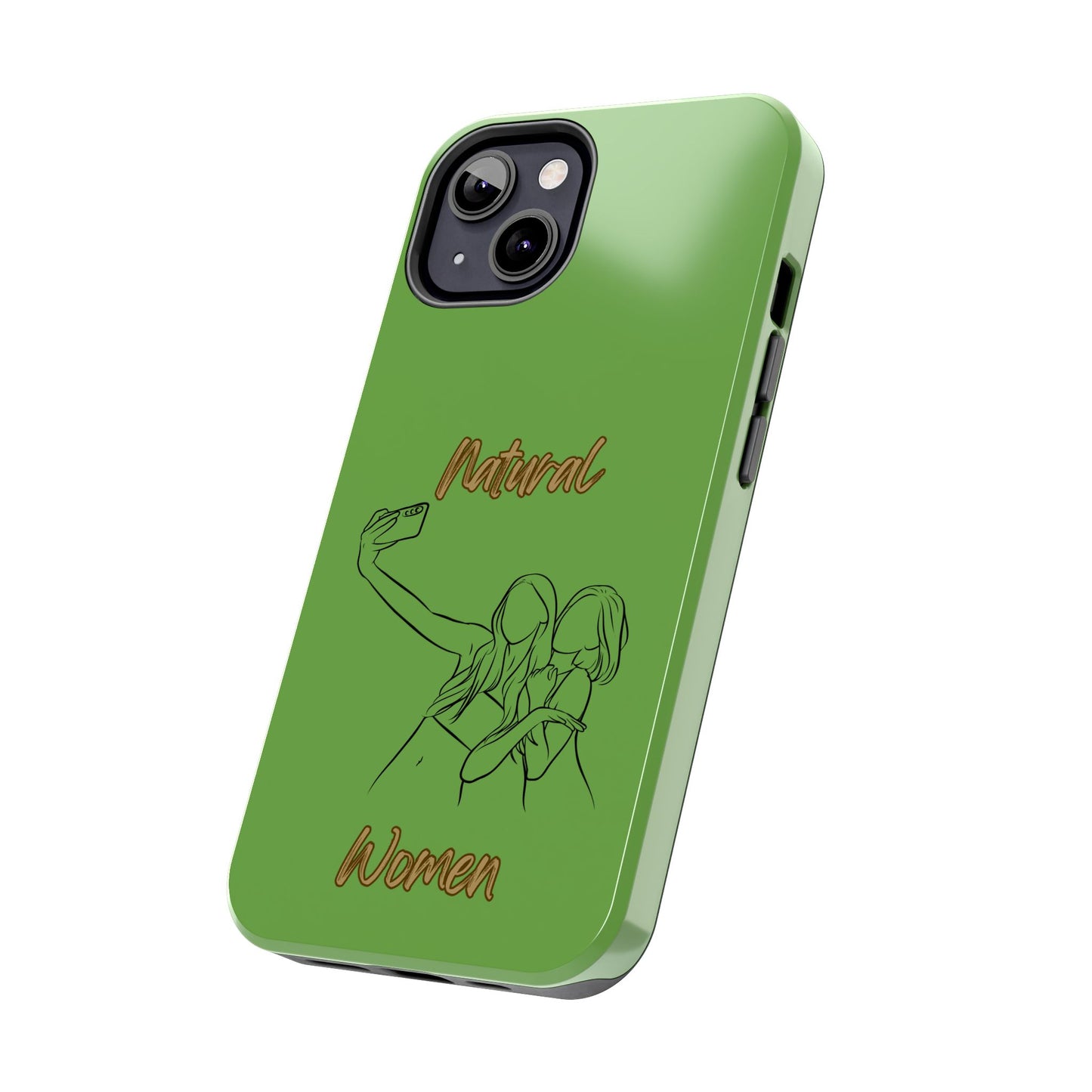 Natural Woman Friends Selfie (BL)Tough Phone Cases GREEN