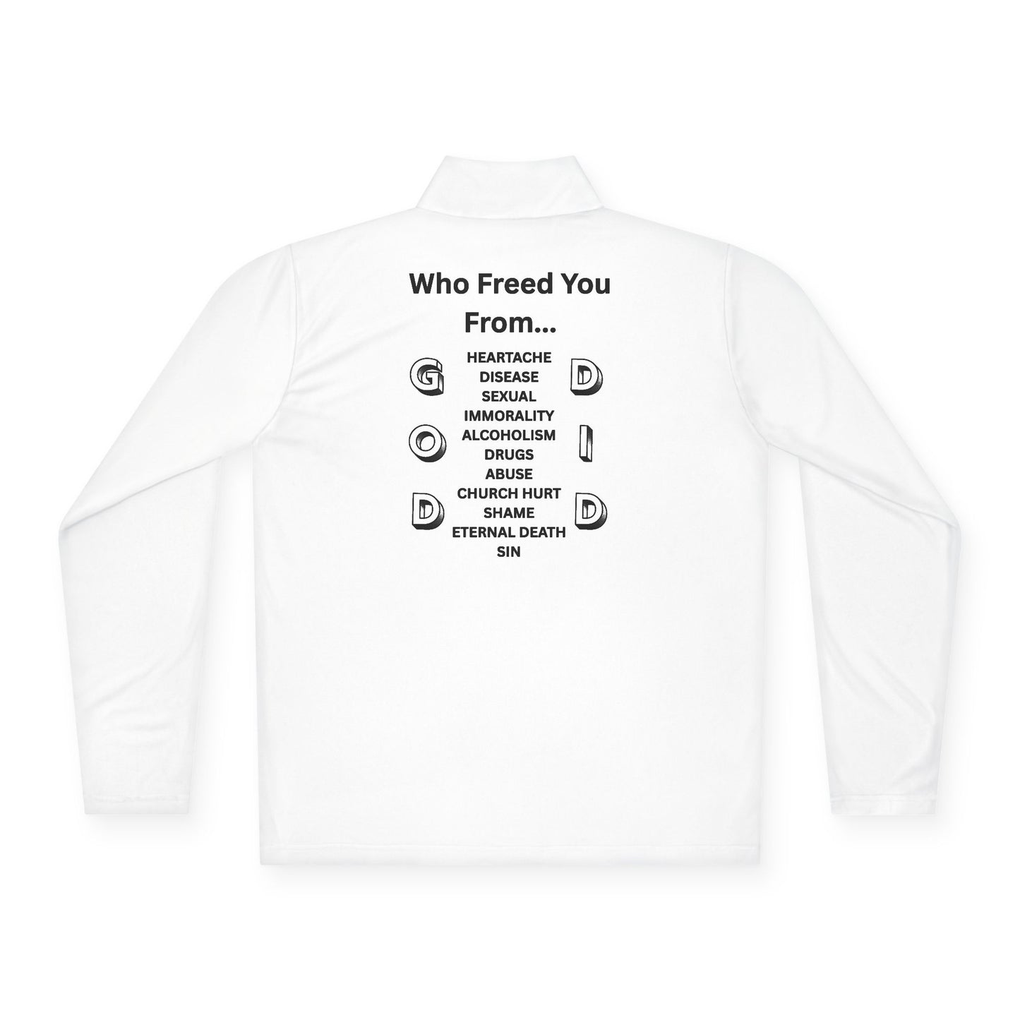 "GOD DID" Zip Pullover (BL)