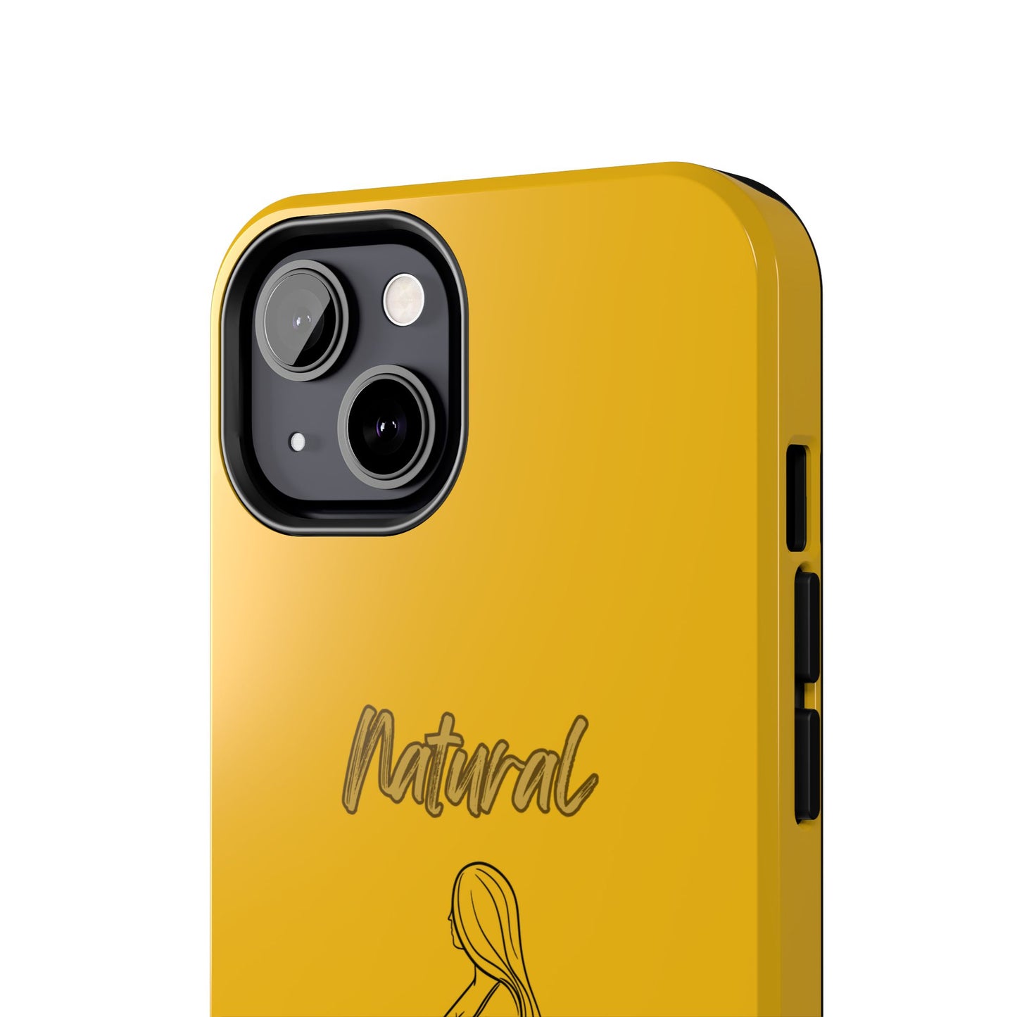 Natural Woman Expecting (BL)Tough Phone Cases YELLOW