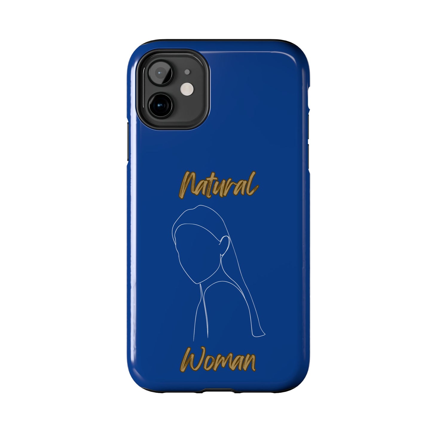 Natural Woman Tilted Look (WL) Tough Phone Cases DARK BLUE