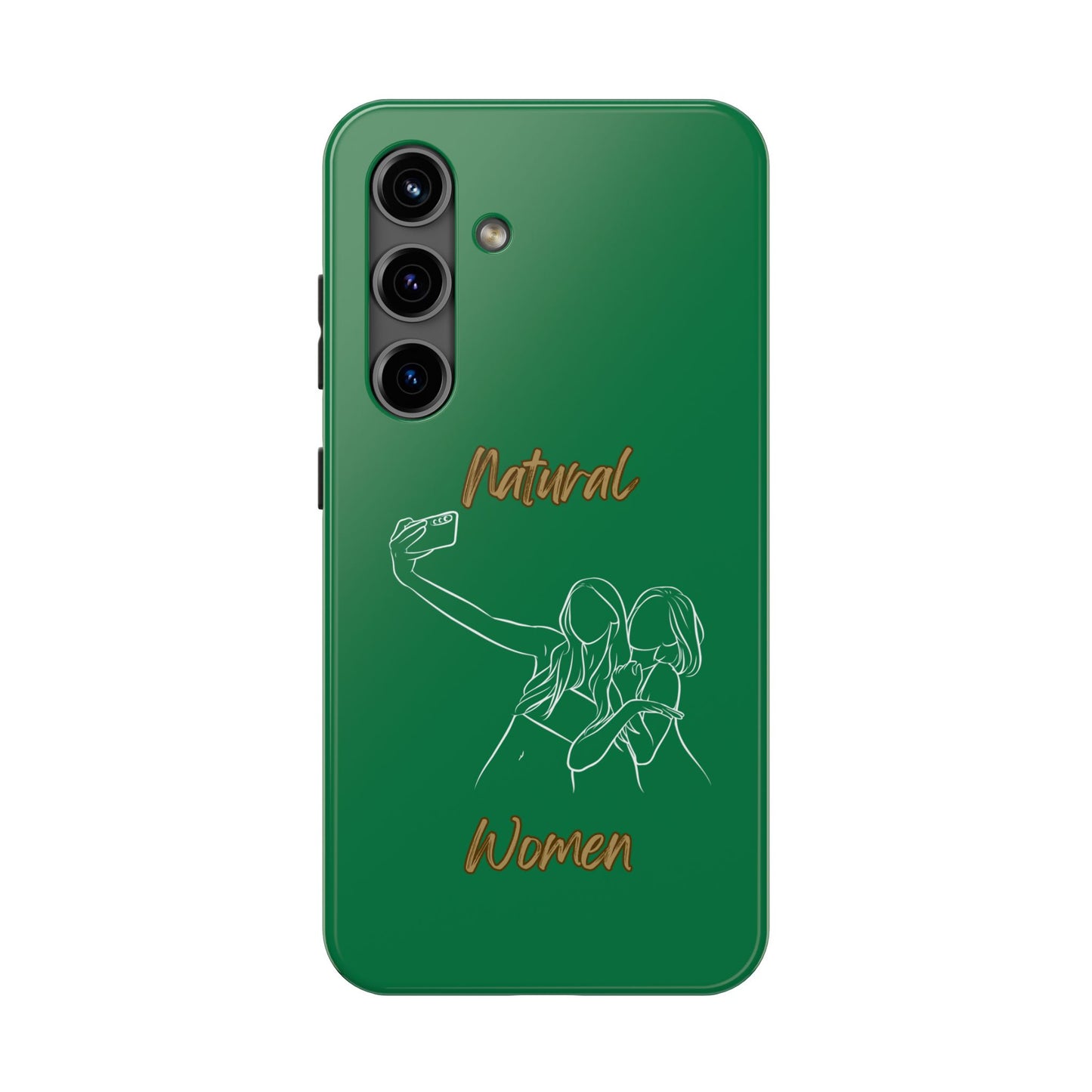 Natural Woman Friends Selfie (WL)Tough Phone Cases DARK GREEN