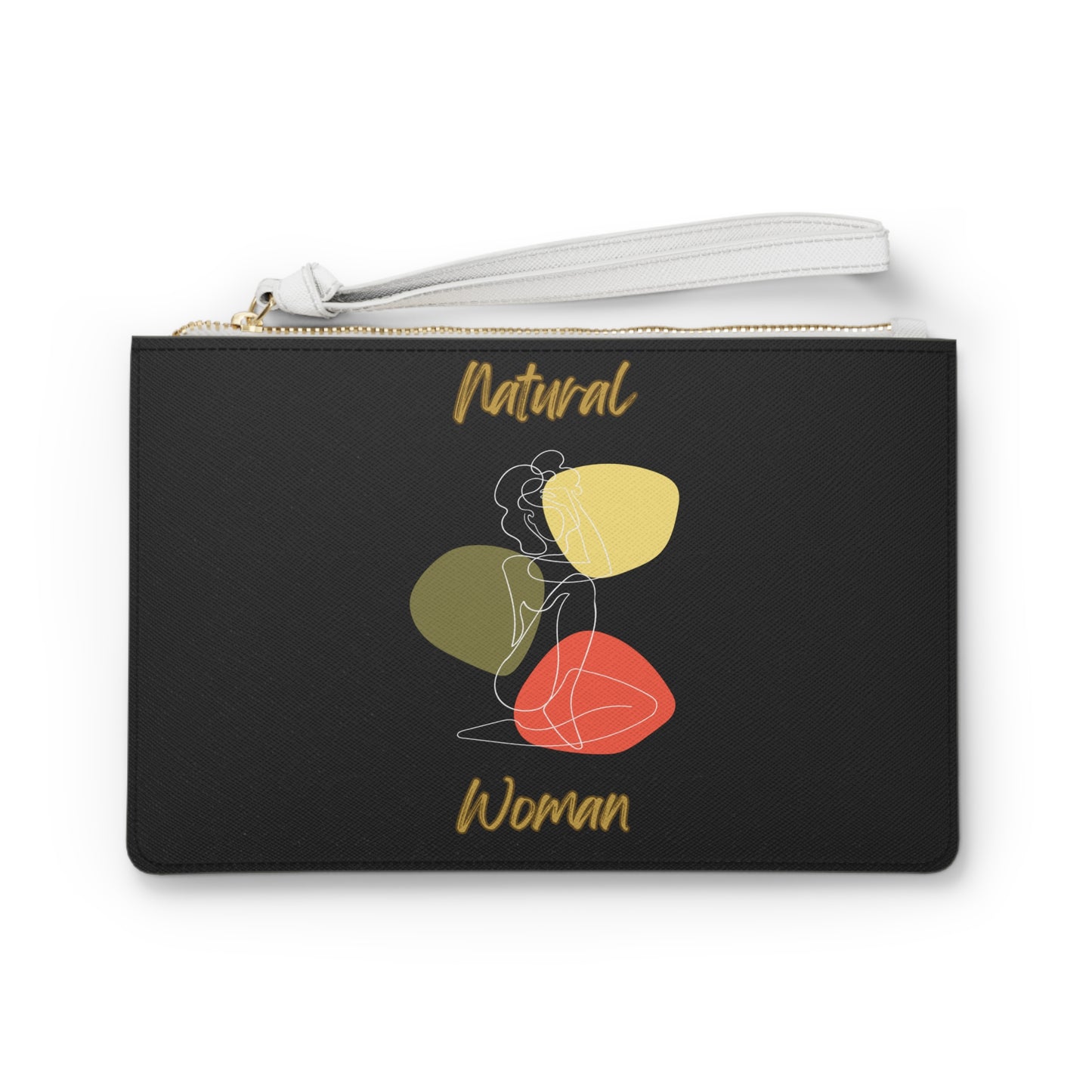 Natural Woman Colorful Pose (WL) Clutch Bag BLACK