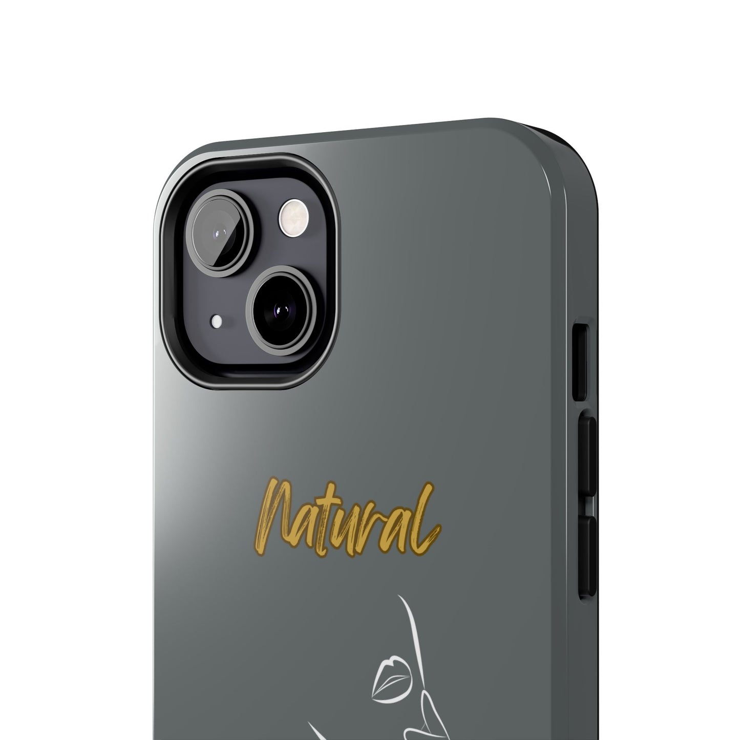 Natural Woman Chin Up (WL)Tough Phone Cases DARK GREY