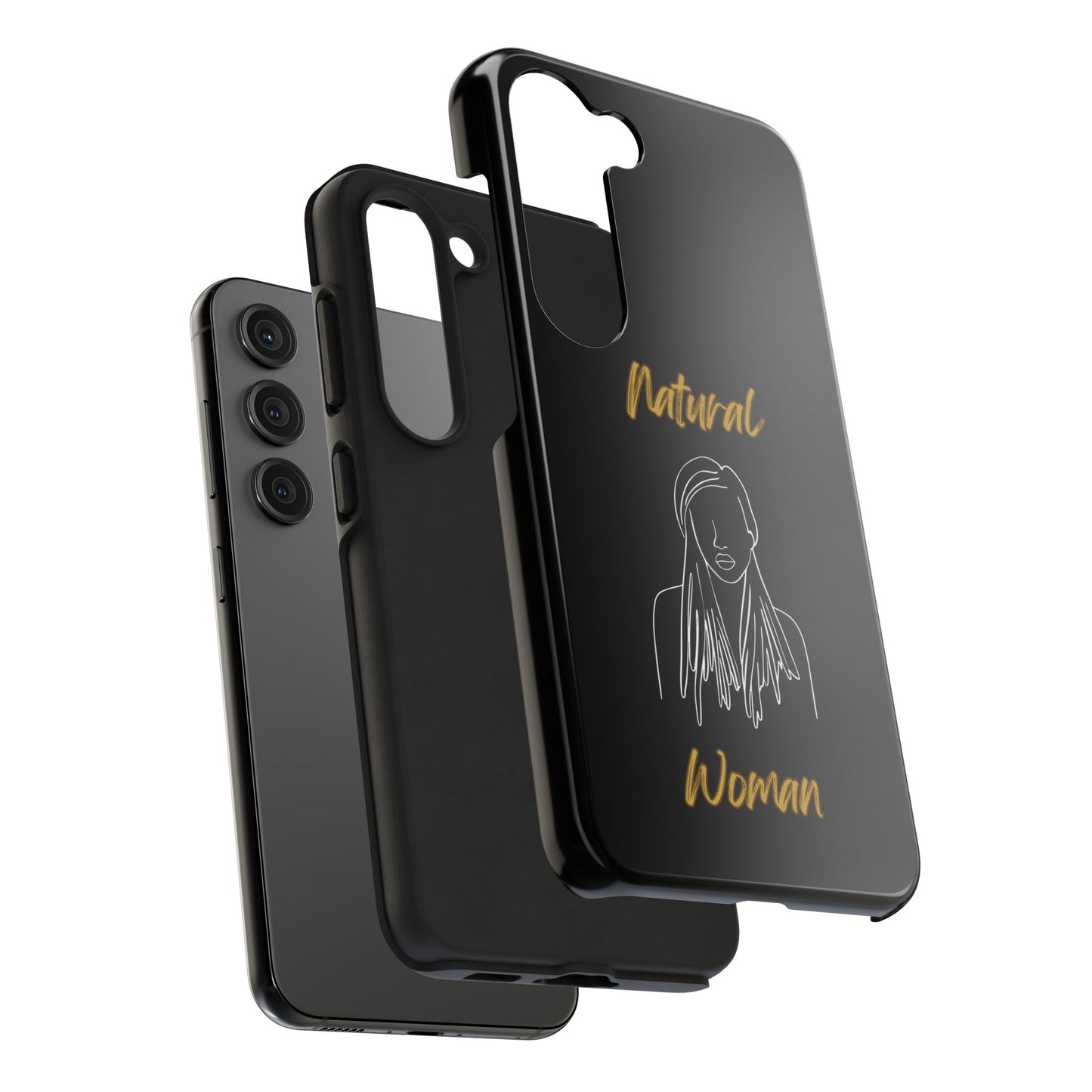 Natural Woman Content (WL)Tough Phone Cases BLACK
