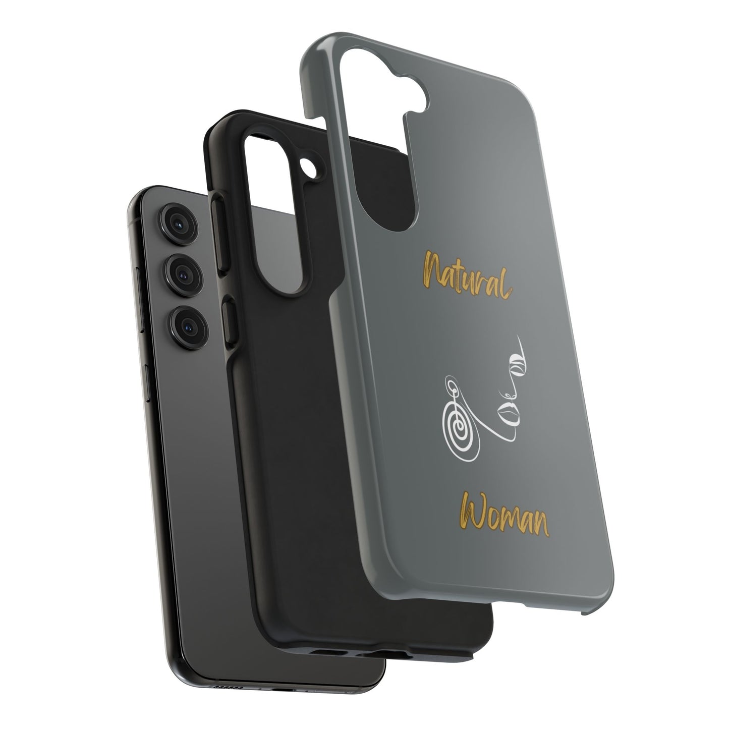 Natural Woman Music In My Soul (WL)Tough Phone Cases DARK GREY