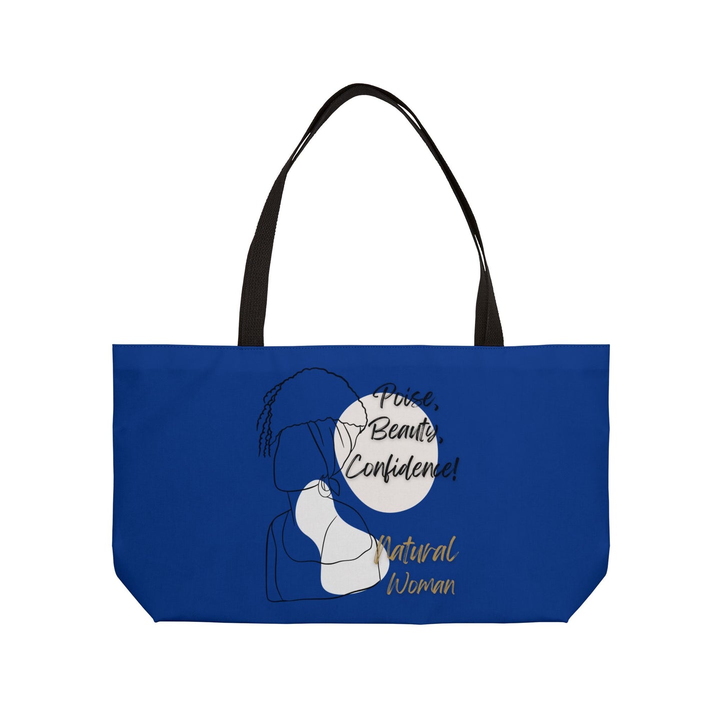 Natural Woman Puff (BL) Weekender Tote Bag DARK BLUE