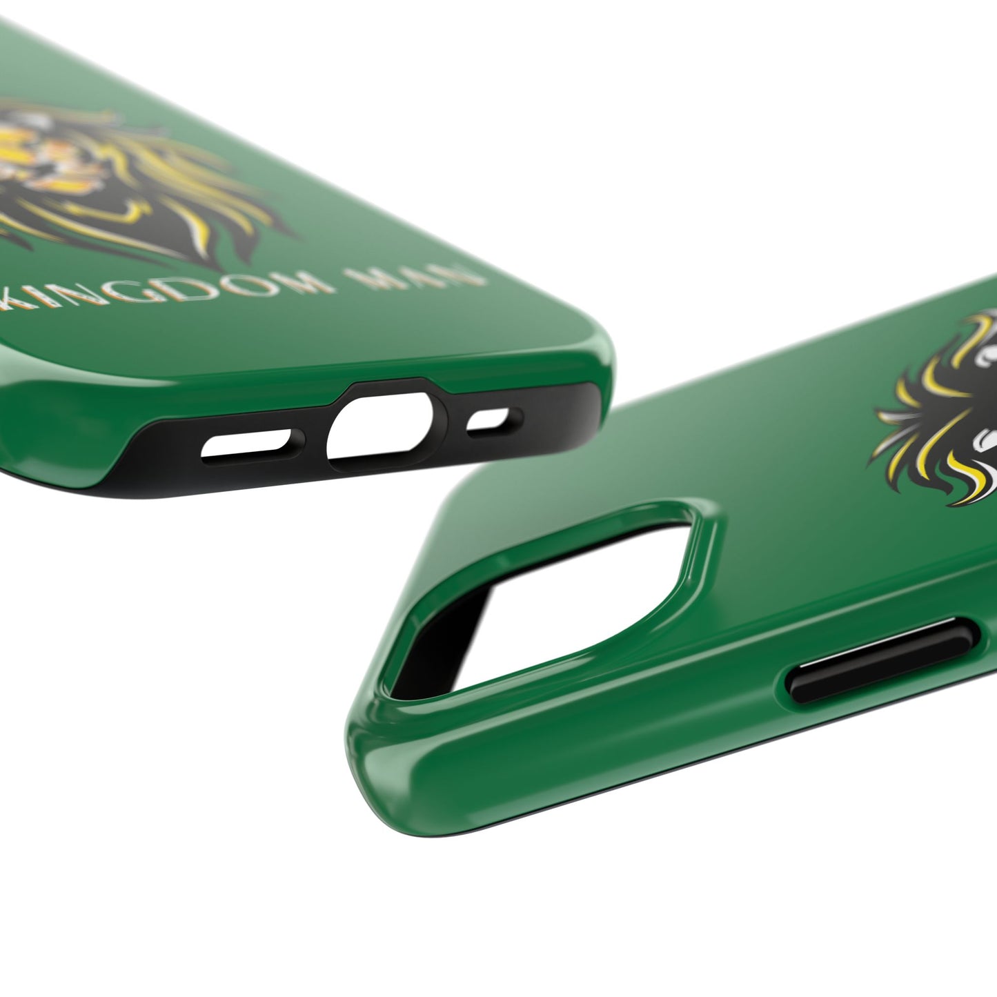 Kingdom Man (White-Gold Label) Tough Phone Case DARK GREEN