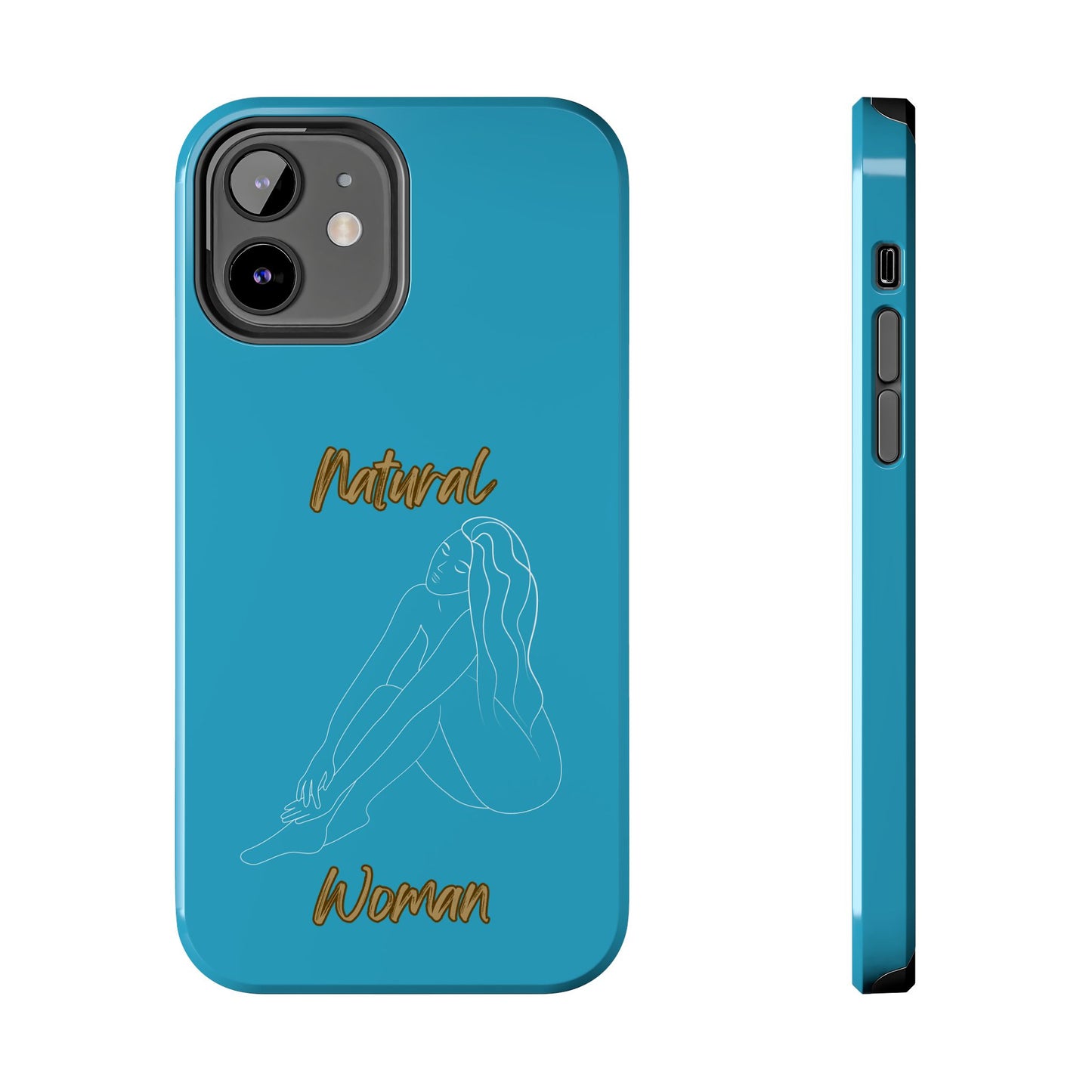 Natural Woman Beauty (WL) Tough Phone Cases TURQUOISE