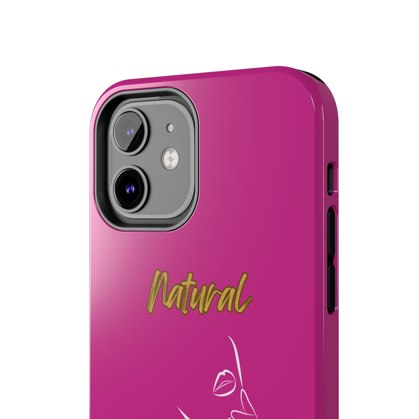 Natural Woman Chin Up (WL)Tough Phone Cases PINK