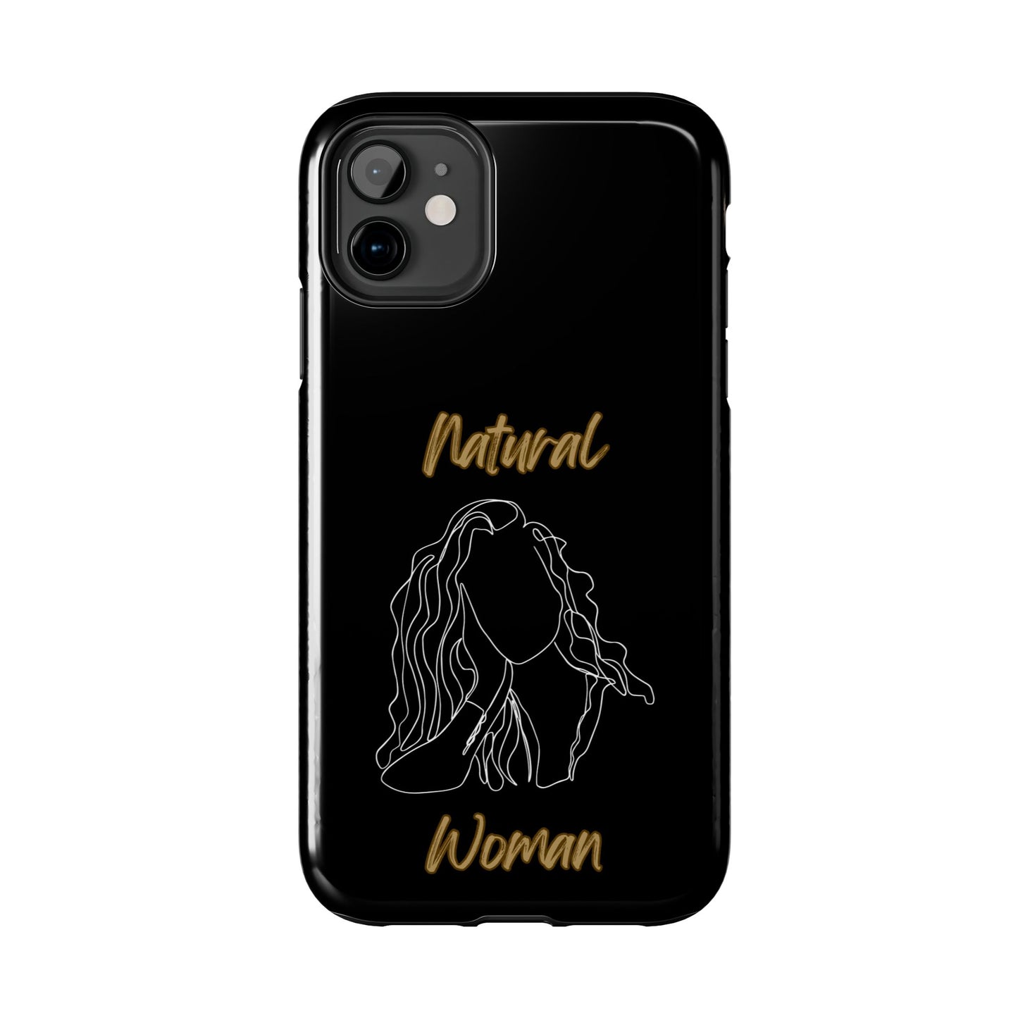 Natural Woman Relaxed (WL) Tough Phone Cases BLACK