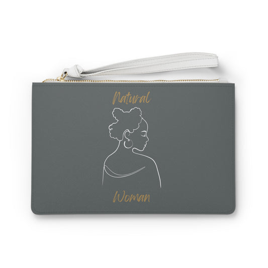 Natural Woman Twist (WL) Clutch Bag DARK GREY