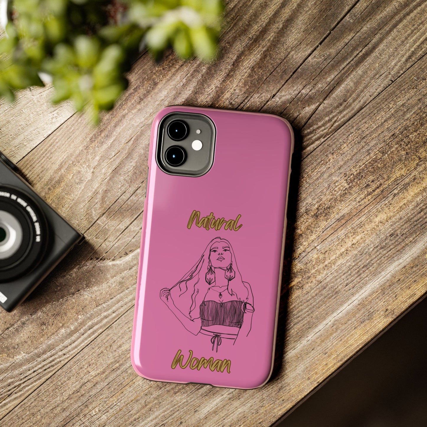 Natural Woman Thinking (BL)Tough Phone Cases LIGHT PINK